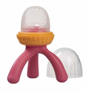 b.box(ビーボックス) Silicone Fresh Food Feeder シリコンフレッシュフードフィーダー (ストロベリーシェイク, FREE(BABY))