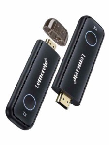 Lemorele ワイヤレス HDMI 送受信機 セット 小型 50M無線ミラーモード (G57-小型 50M 無線ワイヤレスHDMI送受信機 セット)