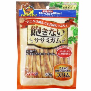 ドギーマン 犬用おやつ 飽きないササミガム スリム チキン 80グラム (x 1)