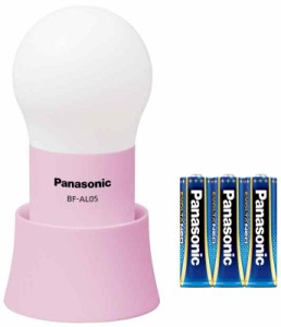 パナソニック LEDランタン 乾電池エボルタ付き 電球色 ピンク BF-AL05N-P