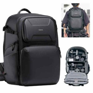 [VIJIM] Ulanzi BP10 カメラバッグ バックパック リュック 大容量 25L+10L サイドアクセス ハードカバー付き 一眼レフカメラ 三脚 小物収