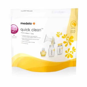 メデラ（medela） 電子レンジ除菌バッグ（5パック） クイッククリーン スチームバッグ