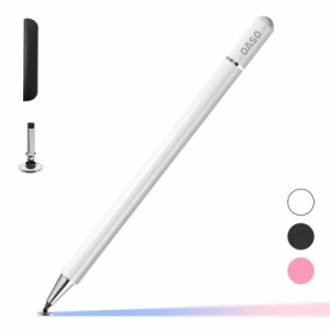 スタイラスOASOタッチペン スタイラスペン 円盤型ペン先 磁気キャップ 高感度 スマートフォン タブレット用 iPad Pro/Mini/Air/iPhone/An
