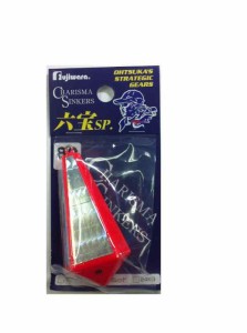 フジワラ(Fujiwara) カリスマシリーズ 六宝SP 船シンカー (24KG/ケミブライト/蛍光レッド) (蛍光レッド, 蛍光レッド)