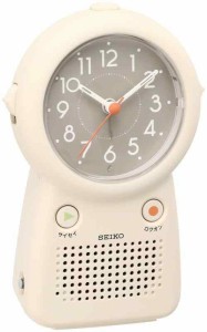 セイコークロック(Seiko Clock) セイコー クロック 目覚まし時計 アナログ 録音再生機能つき アイボリー EF506C SEIKO