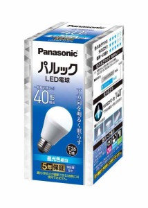 パナソニック パルック LED電球 口金直径26mm 40W形相当 昼光色 シリカ電球同サイズ 断熱材施工/密閉型/屋外器具対応 LDA4DHS4