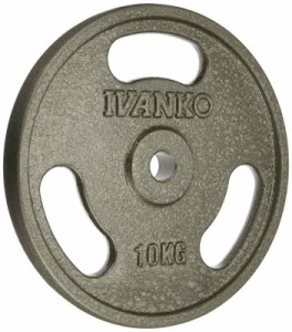 IVANKO(イヴァンコ) ウェイトプレート スタンダードペイントイージーグリッププレート 1.25kg/10kg/15kg/20kg 直径28mm グリップ式プレー