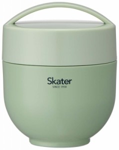 スケーター(Skater) 保温弁当箱 丼型 ランチジャー くすみグリー 540ml LDNC6AG