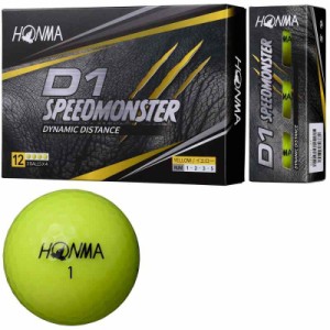 本間ゴルフ HONMA ボール D1 スピードモンスター ボール 3ダースセット 3ダース(36個入り) (イエロー)