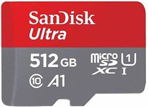 SanDisk microSDXC 512GB ULTRA UHS-I card SDアダプタなし SDSQUA4-512G-GN6MN [ 海外パッケージ ]