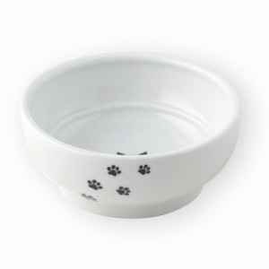 猫壱 フードボウル 陶器食器 (ワンサイズ, 猫柄)