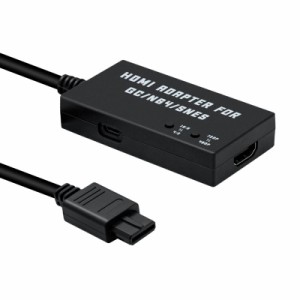 Mcbazel HDTVからHDMI変換アダプターケーブル (ブラック（SFC/N64/ゲームキューブ専用）)