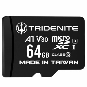 TRIDENITE SDカード microSD 64GB 128GB 256GB 512GB 1TB V30 A1 A2 UHS-I V60 UHS-II U3 C10 Class10 4K UHD動画対応 microSDXC/SD【Ama