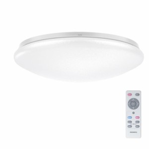 MOONPAI LEDシーリングライト 6-10畳 寝室 照明 天井 天井照明 照明器具 PSE認証済み (10畳, スタンダード)
