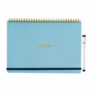 学研ステイフル ホワイトボード ノート Write White (B5, ブルー)