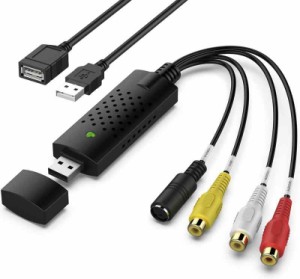 USB2.0 ビデオキャプチャー gv-usb2 キャプチャーボード 「2024 新登場 日本語取扱説明書」 ダビング パソコン取り込み ビデオキャプチャ