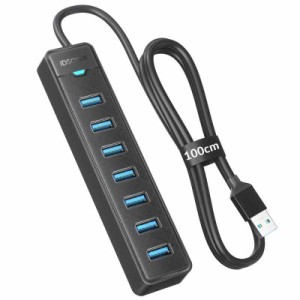 iDsonix 7ポート USB ハブ 3.0 (3.3Ft（100cm）)