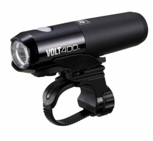 キャットアイ(CAT EYE) LEDヘッドライト VOLT400 HL-EL461RC USB充電式 自転車 (ブラック, 111.3×41.3×30.6mm)