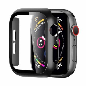 BELIYO Apple Watch ケース Series SE2/SE/6/5/4 対応 アップルウォッチ カバー 強化ガラス 日本旭硝子材 キズ防止 アップルウォッチ ケ