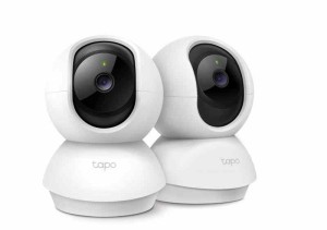 【Amazon.co.jp】TP-Link 300万画素 ネットワーク Wi-Fiカメラ 2個セット ペットカメラ フルHD 屋内カメラ 夜間撮影 メーカー3年 Tapo C2