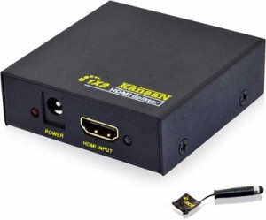 HDMIスプリッタ分配器2.0 HDR10 PC PS3 PS4 PS5 HDTV Nintendo Switch Xbox DVD プレーヤー hdmi対応 (1入力2出力 2020)