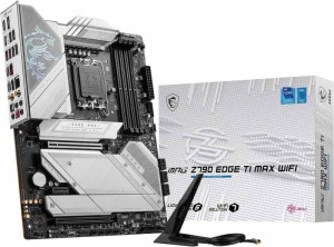 MSI MPG Z790 EDGE TI MAX WIFI 第14/13/12世代Intel LGA1700 Coreプロセッサ対応 DDR5 Z790チップセット ATX マザーボード MB6303