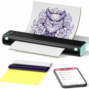 Itari M08F tattoo printer モバイルプリンター サーマルプリンタータトゥーマシン タトゥーマシーン 刺青コピー機 転写機 (黒)
