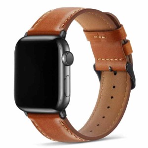 コンパチブル Apple Watch バンド 49mm 45mm 44mm 42mmアップルウォッチ バンド ， 高級 本革デザインバンド， 本革 交換バンド ビジネス