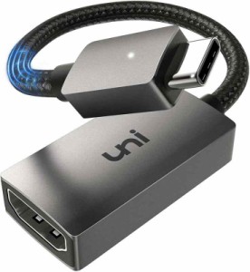 USB C HDMI 変換アダプタ uniAccessories [4K@30Hz] USB-Type-C HDMI 変換アダプター/Thunderbolt 3互換 タイプｃHDMI 変換ケーブル 設定