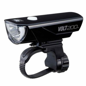 キャットアイ(CAT EYE) LEDヘッドライト VOLT200 HL-EL151RC USB充電式 自転車 (ブラック, 小)