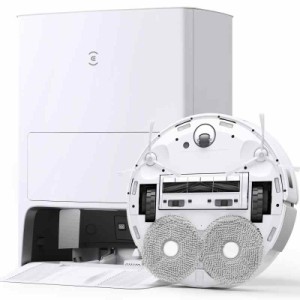 ECOVACS(エコバックス)DEEBOT T20e OMNI T20 OMNI ロボット掃除機 モップ温水洗浄 自動ゴミ収集 (ホワイト)