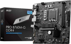 【Amazon.co.jp】MSIマザーボード PRO B760M-G DDR4 第14/13/12世代CPU(LGA1700)対応 mATX 2xGen4 M.2 [Intel B760 搭載] MB5997