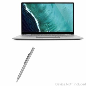 BoxWave Corporation ASUS Chromebook Flip C434 スタイラスバリエーション (FineTouch Capacitive Stylus, メタリックシルバー)