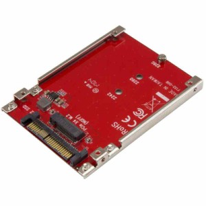 StarTech.com M.2 - U.2変換アダプタ/M.2 PCIe NVMe SSD対応/PCI Express M.2ドライブ - 2.5インチU.2(SFF-8639)ホストアダプタ/M.2 SSD