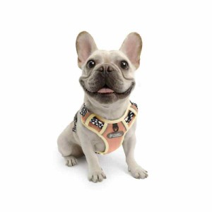 TUFF HOUNDハーネス メッシュ素材 通気性一番 軽量 小型犬 中型犬 大型犬 胴輪 調節可能 散歩用 (Mサイズ (x 1), ピンク)