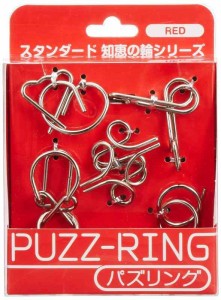 ハナヤマ(HANAYAMA) 知恵の輪 パズリング (レッド)