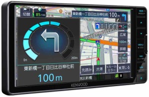 ケンウッド カーナビ 彩速 7インチワイド MDV-L309W KENWOOD製デジタルルームミラー型ドライブレコーダーと連携可能 Bluetooth搭載 ワイ