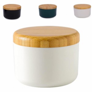 灰皿 大容量 卓上 テーブル用 屋外 ふた付き ステンレス 木製蓋 PP 携帯（ホワイト・グリーン・ブラック） (ホワイト)