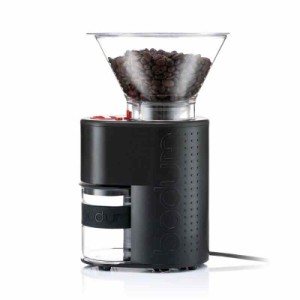 bodum コーヒーミル BISTRO 電気式コーヒーグラインダー (ブラック, 電動)
