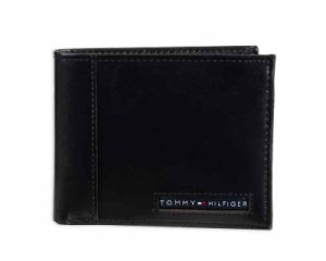 Tommy Hilfiger トミーフィルフィガー 財布 メンズ 財布 Mens Leather Ranger Pass case Wallet (Black)