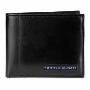 Tommy Hilfiger トミーフィルフィガー 財布 メンズ 財布 Mens Leather Ranger Pass case Wallet (Black)