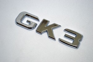 ベンツ風 ホンダフィット型式エンブレム GK3 GK4 GK5 GK6