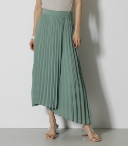 【70％OFF】 IRREGULAR HEM PLEATS SKIRT/イレギュラーヘムプリーツスカート WOMENSレディース