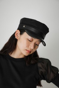 【50％OFF】 CONTRAST CASQUETTE/コントラストキャスケット WOMENSレディース