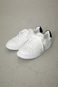 FAUX LEATHER EMBOSS SNEAKERS/フェイクレザーエンボススニーカー MENSメンズ