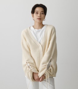 【50％OFF】 ARM DRAWSTRING CARDIGAN/アームドローストリングカーディガン WOMENSレディース