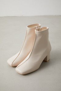 CENTER SEAM SQUARE BOOTS/センターシームスクエアブーツ WOMENSレディース