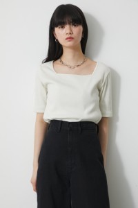 2WAY RIB TOPS/2WAYリブトップス WOMENSレディース