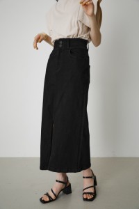 【60％OFF】 【6月3日(月)8:59まで期間限定価格】HIGH WAIST SLIT DENIM SK 2/ハイウエストスリットデニムスカート2 WOMENSレディース