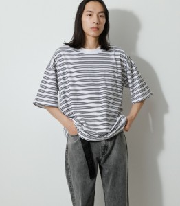 【60％OFF】 BORDER BIG TEE/ボーダービッグTシャツ MENSメンズ